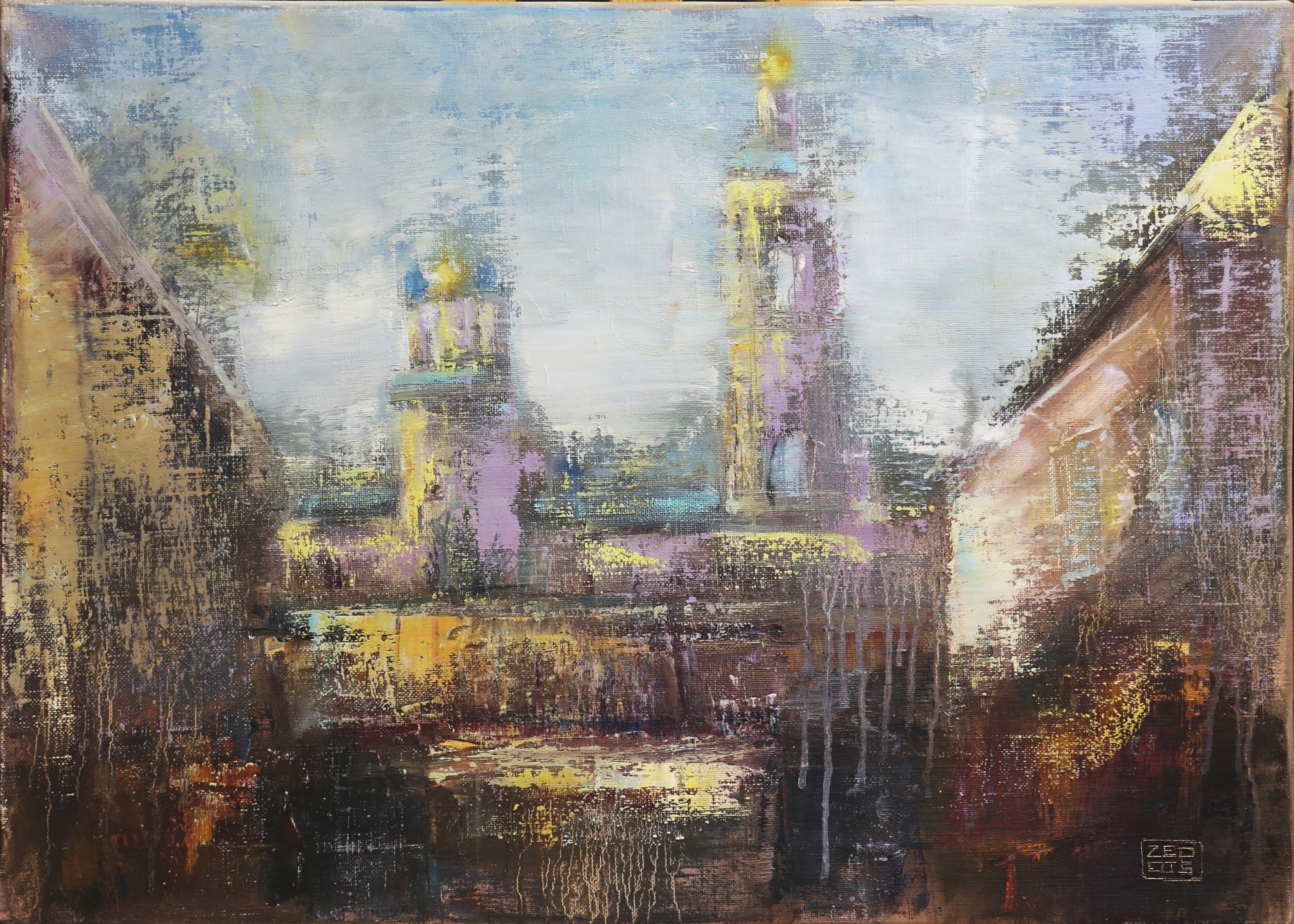 Зеньчик Эдуард. Храм. 2015. Холст, масло. 48х68