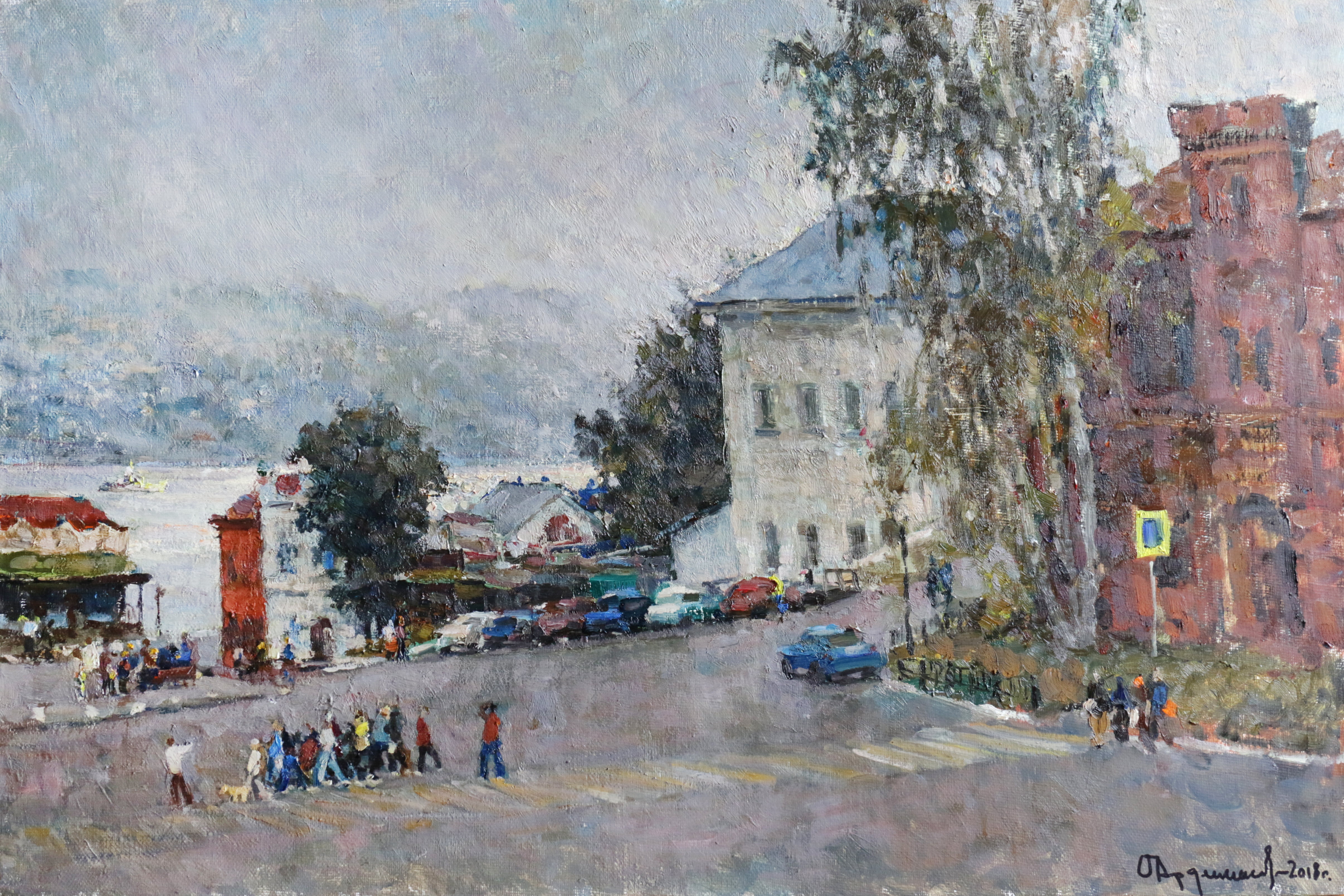 Ардимасов О. И. Утренний туман. 2018. Холст, масло. 60х90