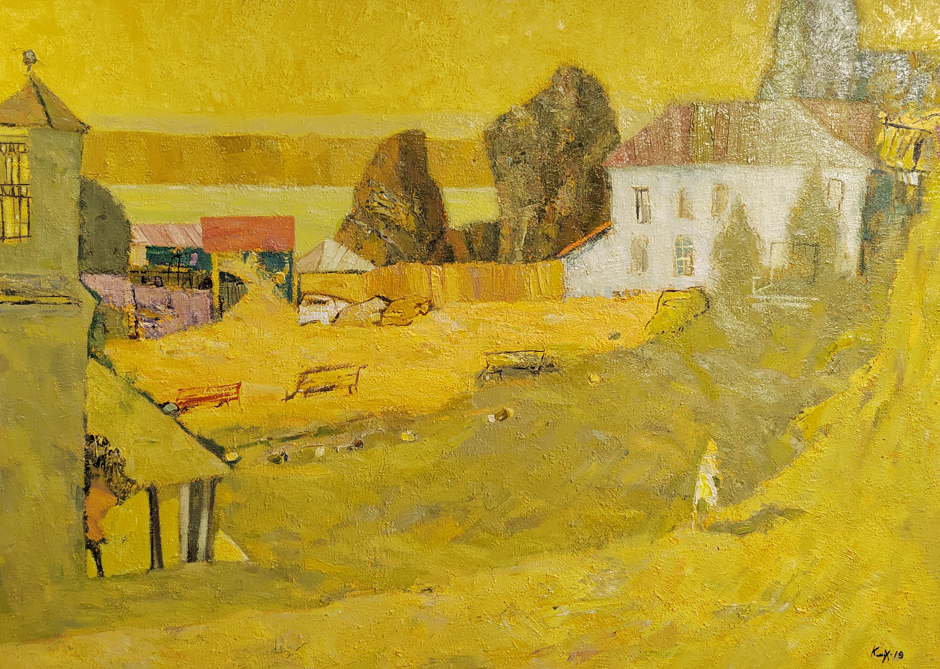 Климохин А. В. Долгий полдень. 2019. Холст, масло 100х140