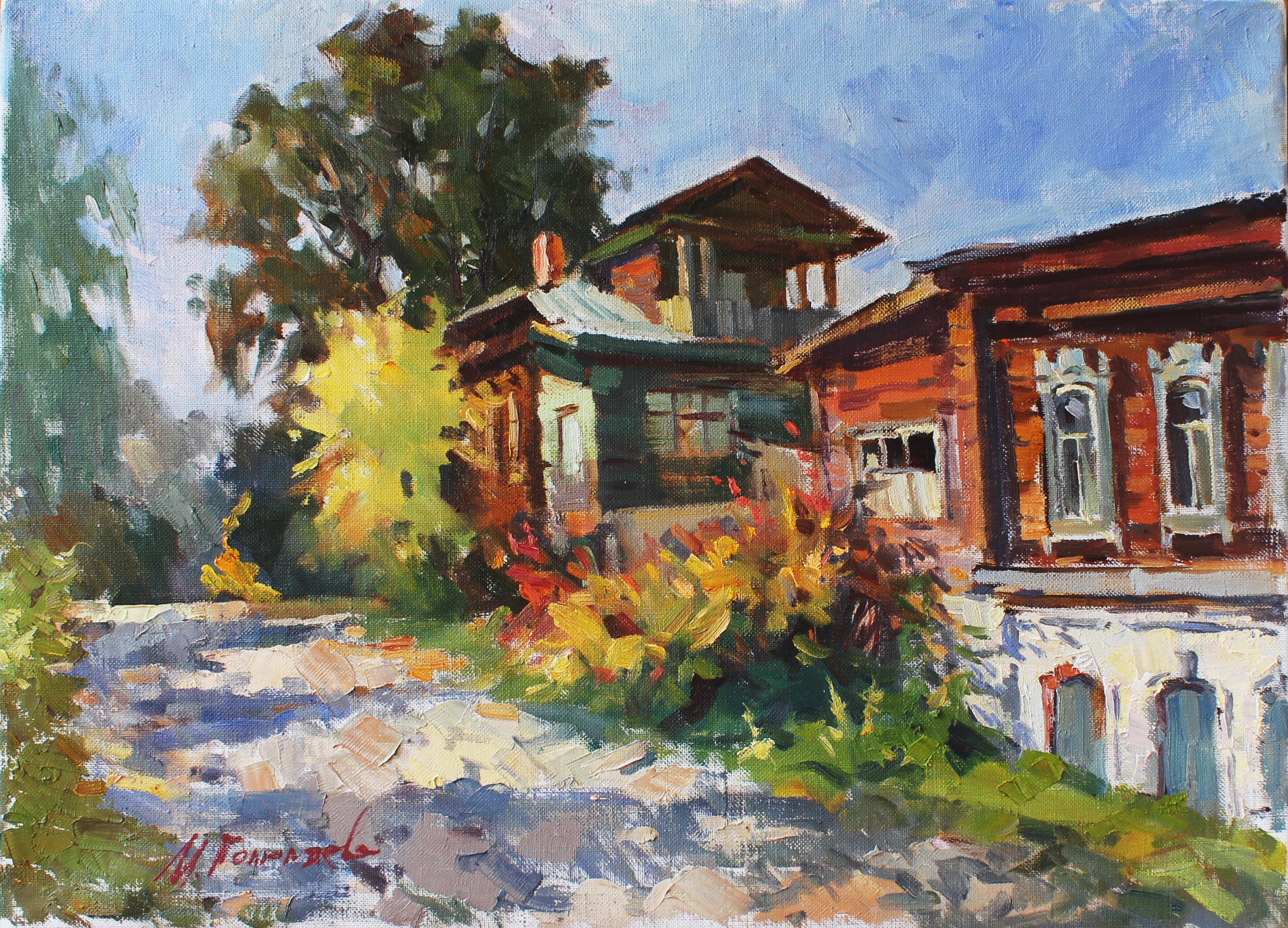 Полюляева И. Л. Плёс. 2015. Х., м. 48х68