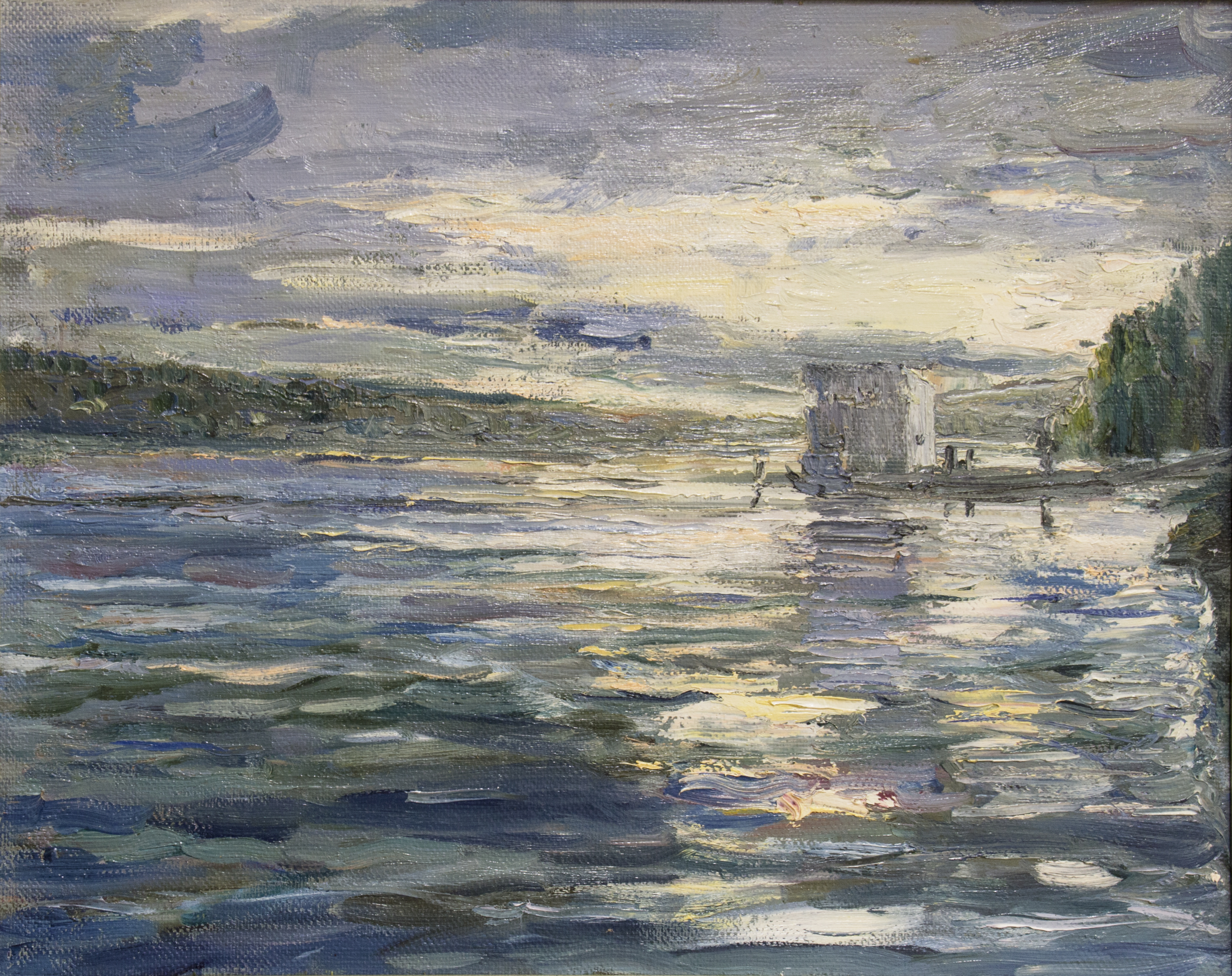 Харолд Схаутен. Доброе утро на Волге. 2014. Холст, масло. 40х50