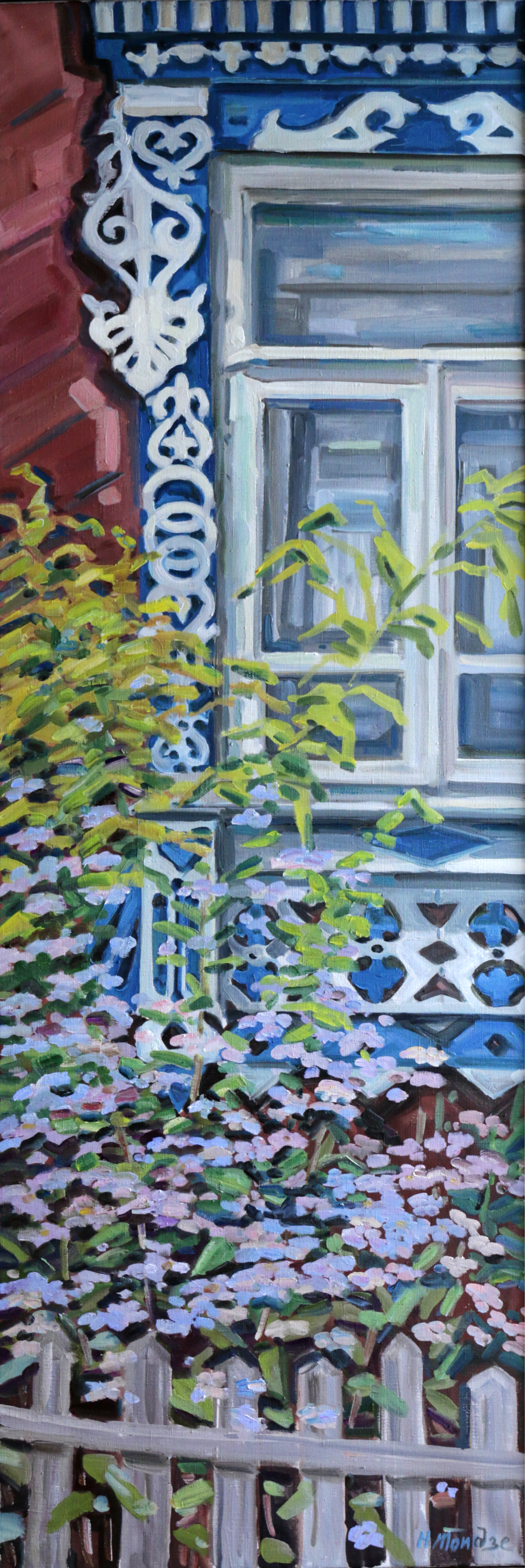 Тоидзе Н. Г. Плёс. Сентябрь. 2018. Холст, масло. 160х53