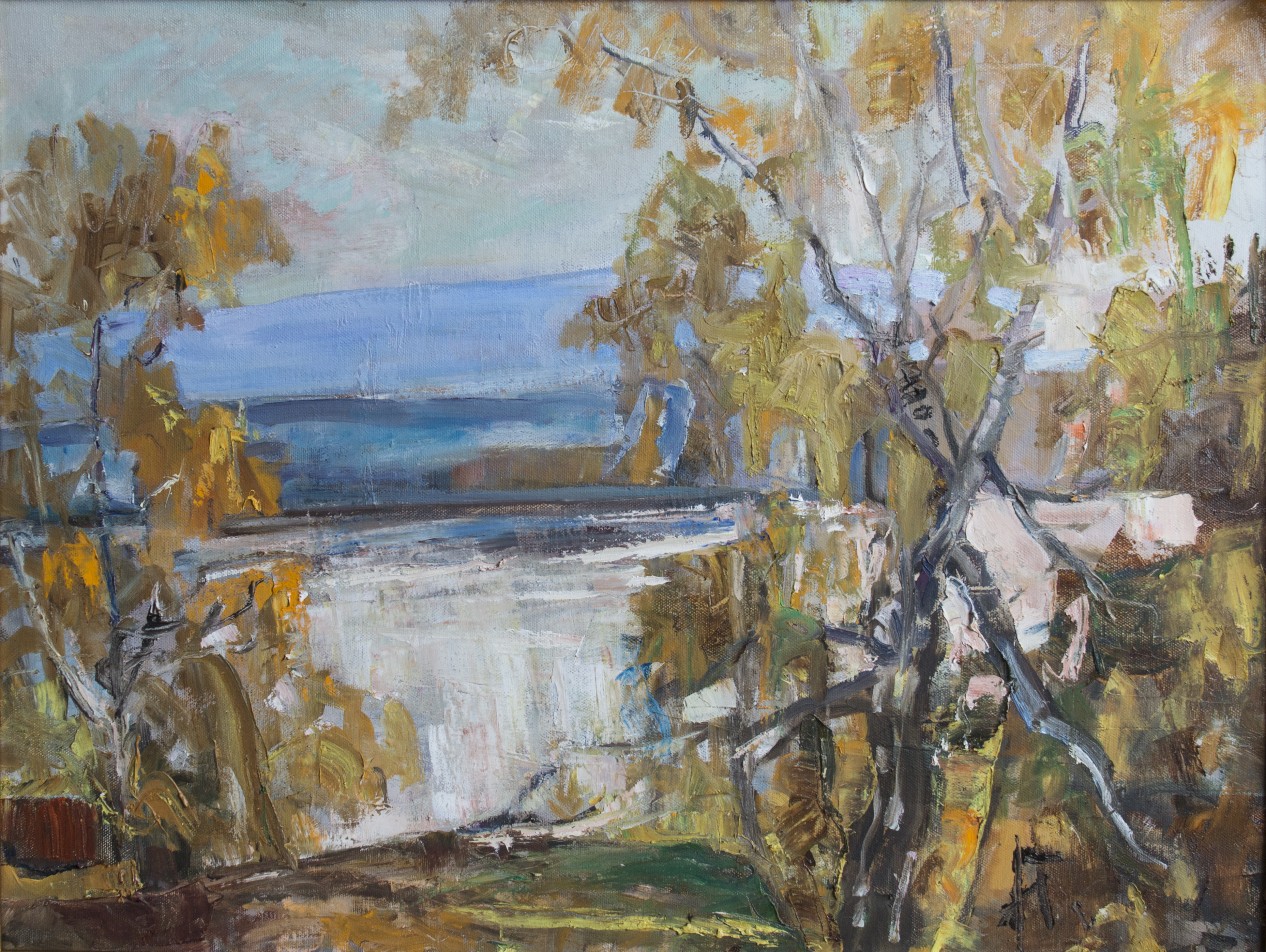 Гладун И. И. Над Волгой. 2001. Холст, масло. 47х58